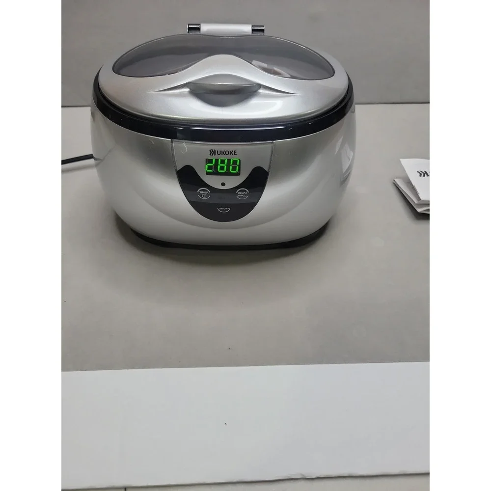 Ukoke 3800S Ultrasonic Cleaner, Professional Jewelry Cleaner for Eyeglasses